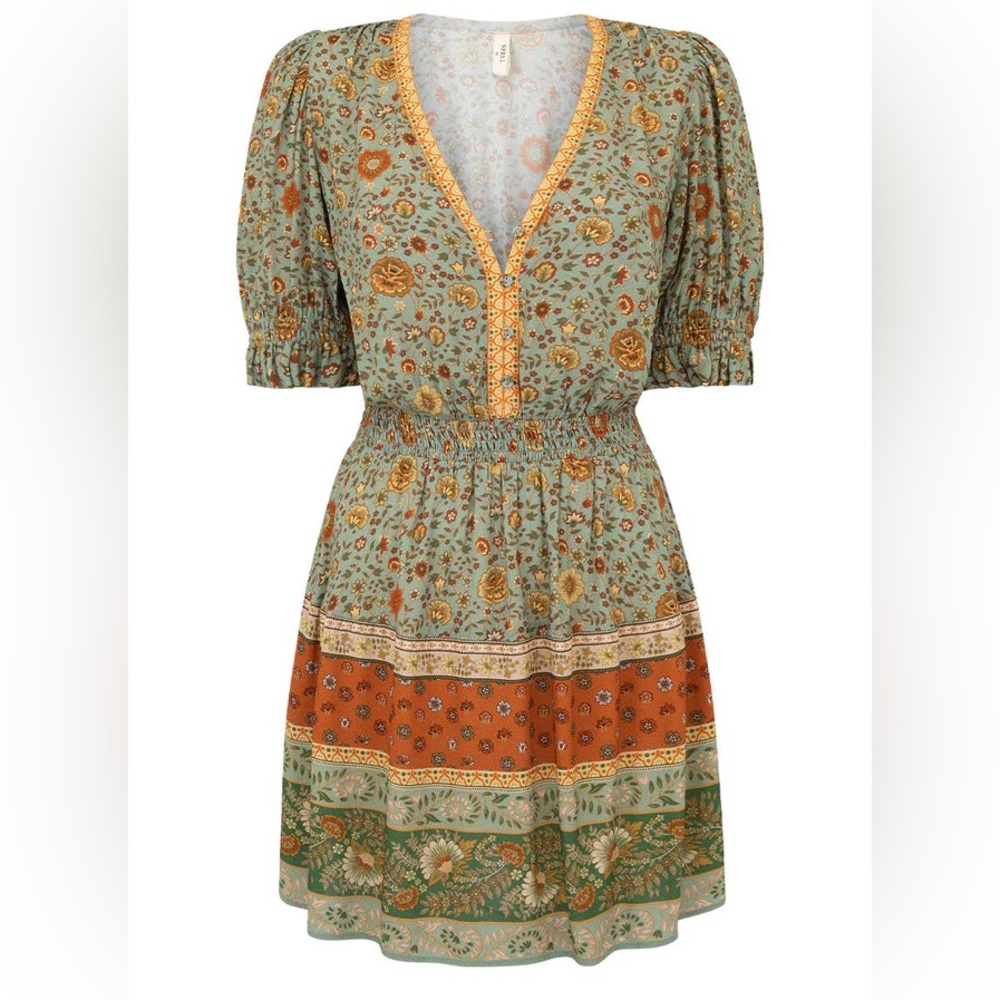 Spell Lady Untamed Playdress in Matcha - Picture 2 of 13